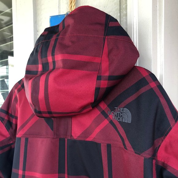 NORTH FACE Men's Red & Black Hy Vent Parka - Sz S